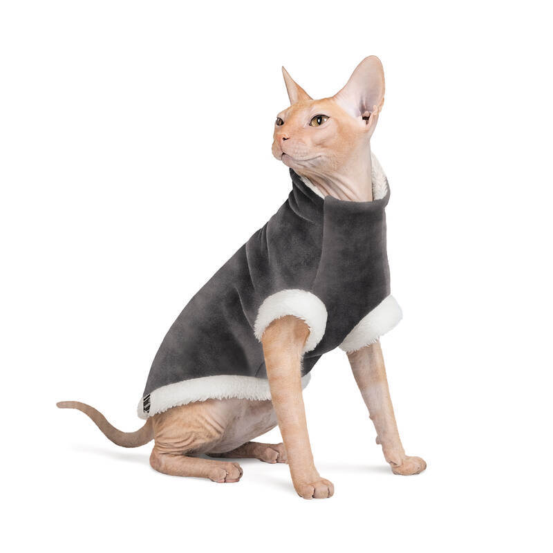 Pet Fashion (Пет Фешн) Sweater Tom - Свитер для котов (серый) (XS (23-27 см)) в E-ZOO