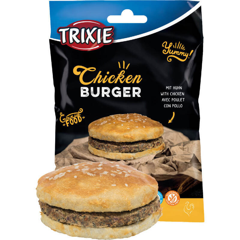 Trixie (Трикси) Chicken Burger – Лакомство Бургер с курицей для собак (140 г) в E-ZOO