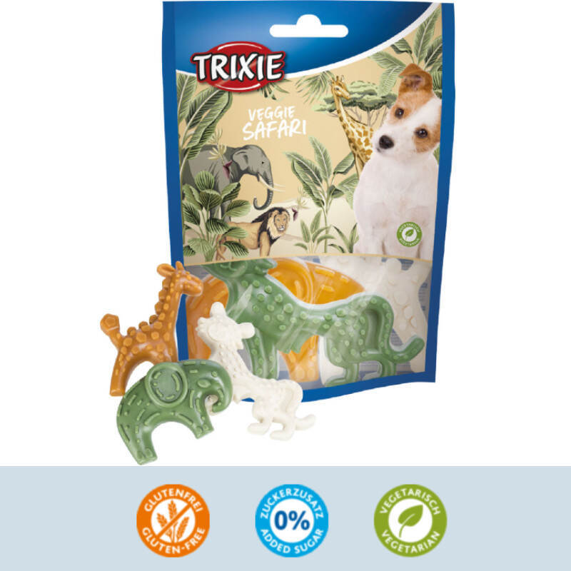 Trixie (Трикси) Veggie Safari – Вегетарианское лакомство Сафари для собак (84 г / 3 шт.) в E-ZOO