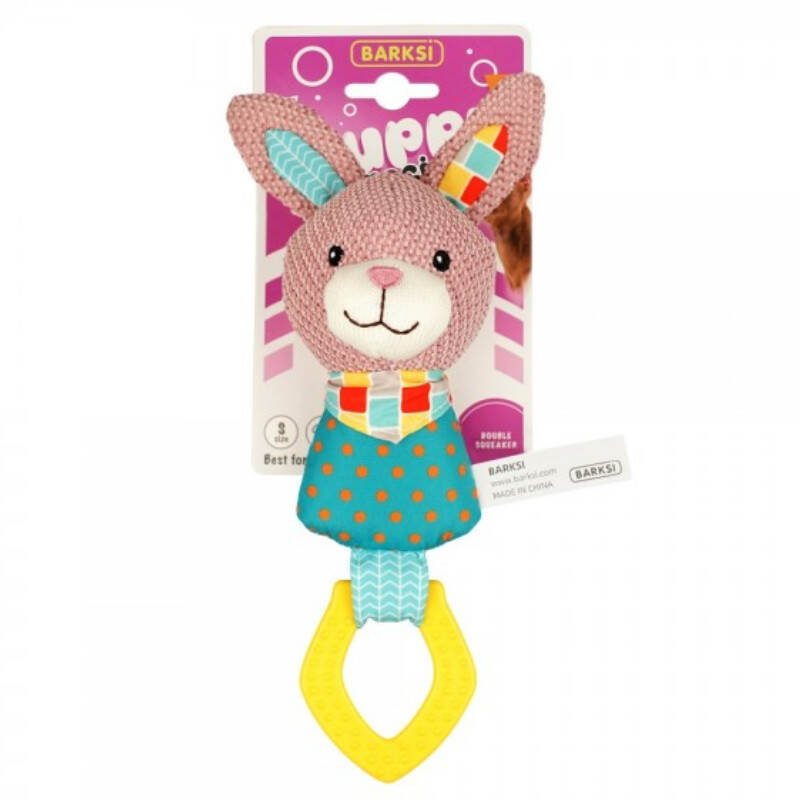 Barksi (Баркси) Rabbit Puppy Special - Мягкая игрушка Кролик с пищалкой ...