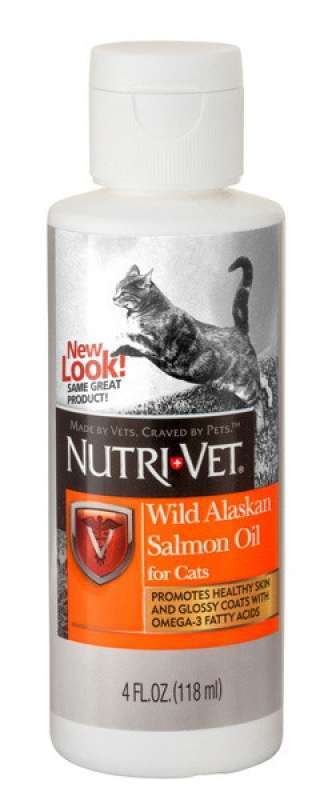 Nutri-Vet (Нутри-Вет) Salmon Oil - Добавка для укрепления шерсти котов