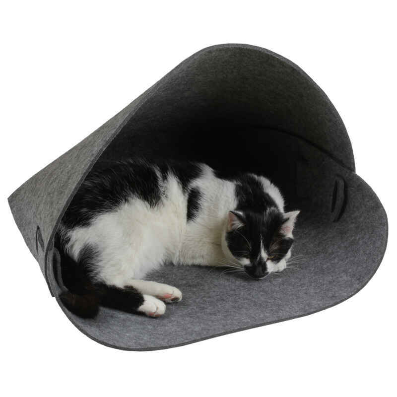 Red Point (Рэд Поинт) Shell Bed - Лежак-ракушка со съемной подушкой для котов и собак миниатюрных пород (55х48х45 см) в E-ZOO