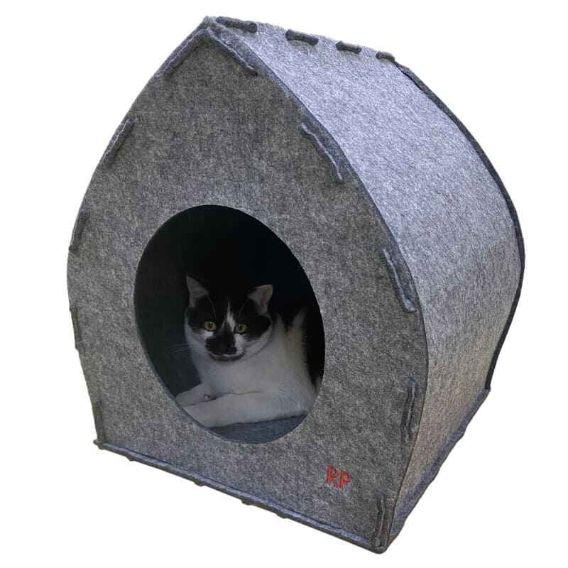 Red Point (Рэд Поинт) Pet House - Войлочный домик-лежак для собак малых пород и котов (47х43х43 см) в E-ZOO