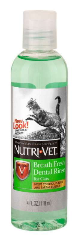 Nutri-Vet (Нутрі-Вет) Breath Fresh - Рідина від зубного нальоту для котів (118 мл) в E-ZOO
