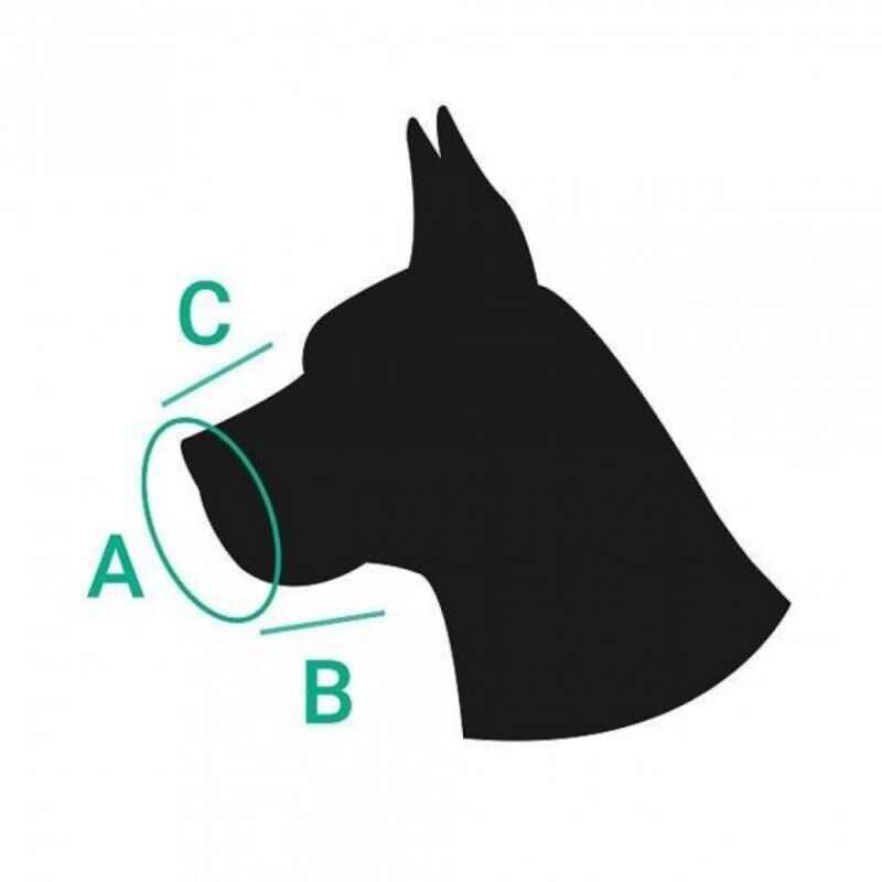 Bronzedog (Бронздог) Dog Muzzle - Намордник для собак 3D сітка, що дихає, регульований (2XS / 16-19 см) в E-ZOO