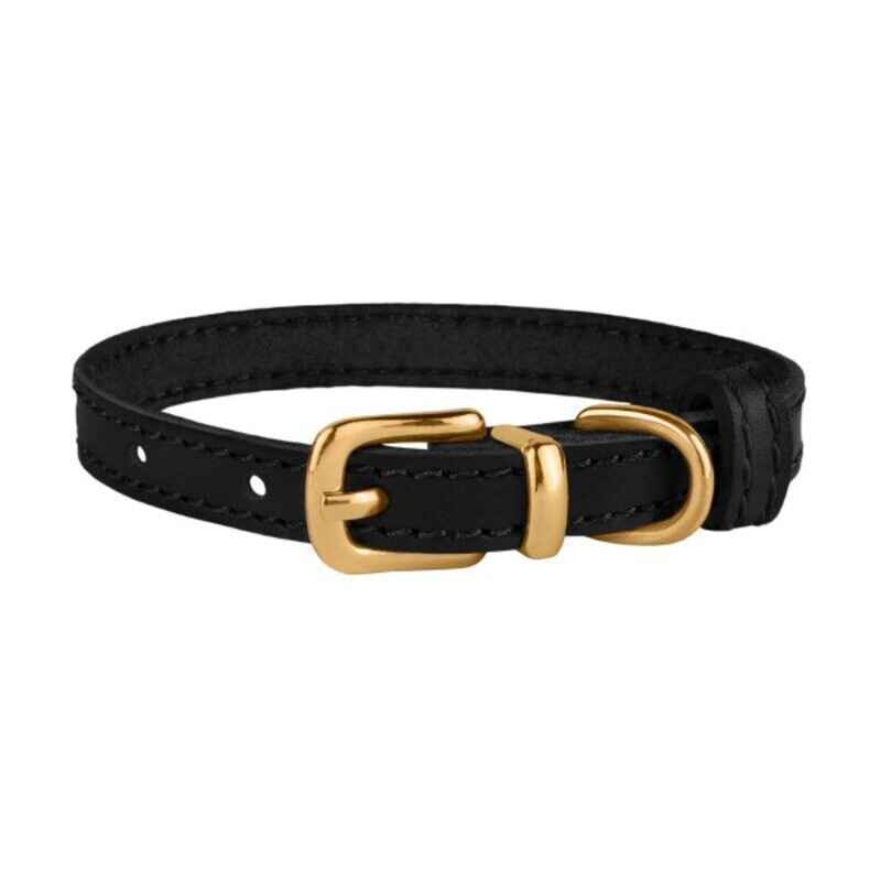 Bronzedog (Бронздог) Dog Collar Classic - Ошейник для собак кожаный с литой латунной фурнитурой (1,4х23-28 см) в E-ZOO