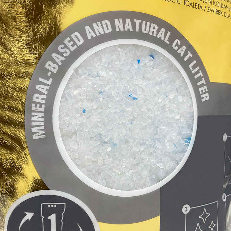 M-Pets (М-Петс) Fresh Diamonds Silica Cat Litter Unscented - Наповнювач силікагелевий для котячого туалету без ароматизатора (15 л / 7 кг) в E-ZOO