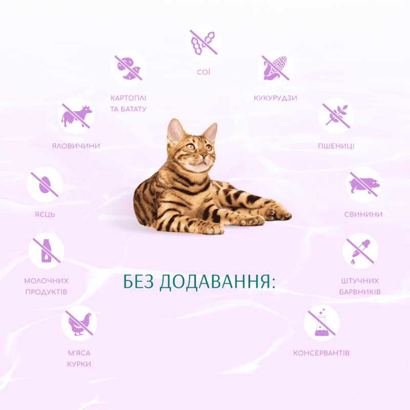 OptiMeal (ОптіМіл) Beauty Harmony Adult Cat - Сухий корм з морепродуктами для дорослих котів з м'яким заспокійливим ефектом (1,5 кг) в E-ZOO