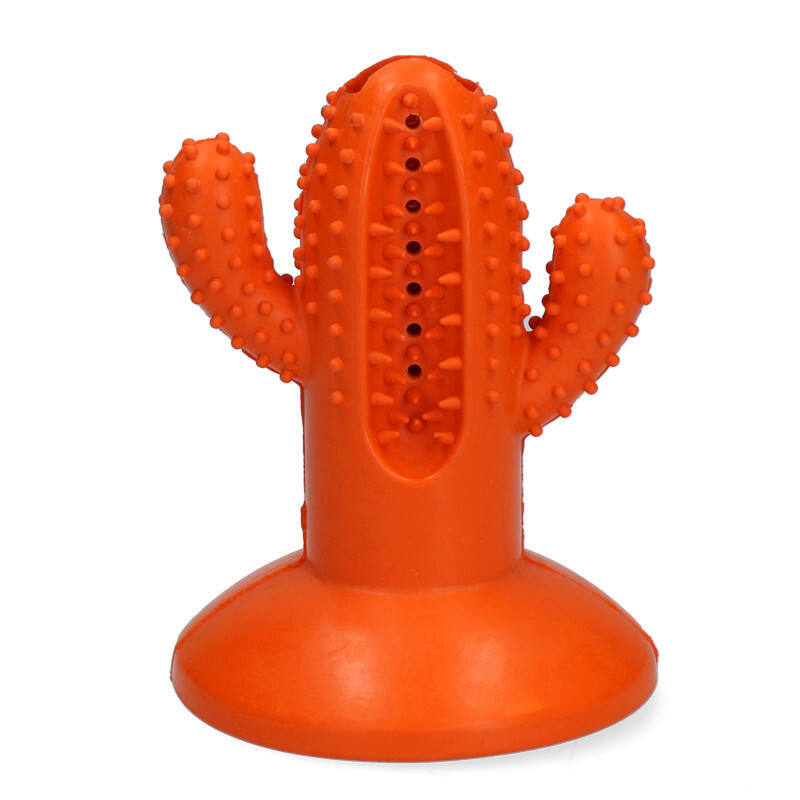 AFP (ЭйЭфПи) Dental Chews-Cactus - Игрушка жевательная Кактус для очистки зубов собак с диспенсером для лакомств (Medium) в E-ZOO