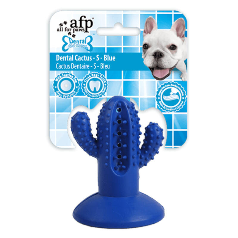 AFP (ЭйЭфПи) Dental Chews-Cactus - Игрушка жевательная Кактус для очистки зубов собак с диспенсером для лакомств (Small) в E-ZOO
