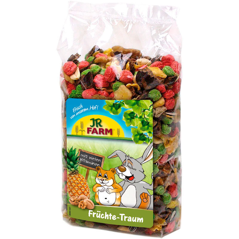 JR Farm (Джиэр Фарм) Fruity-Dream - Лакомства с фруктами и орехами для гризунов (200 г) в E-ZOO