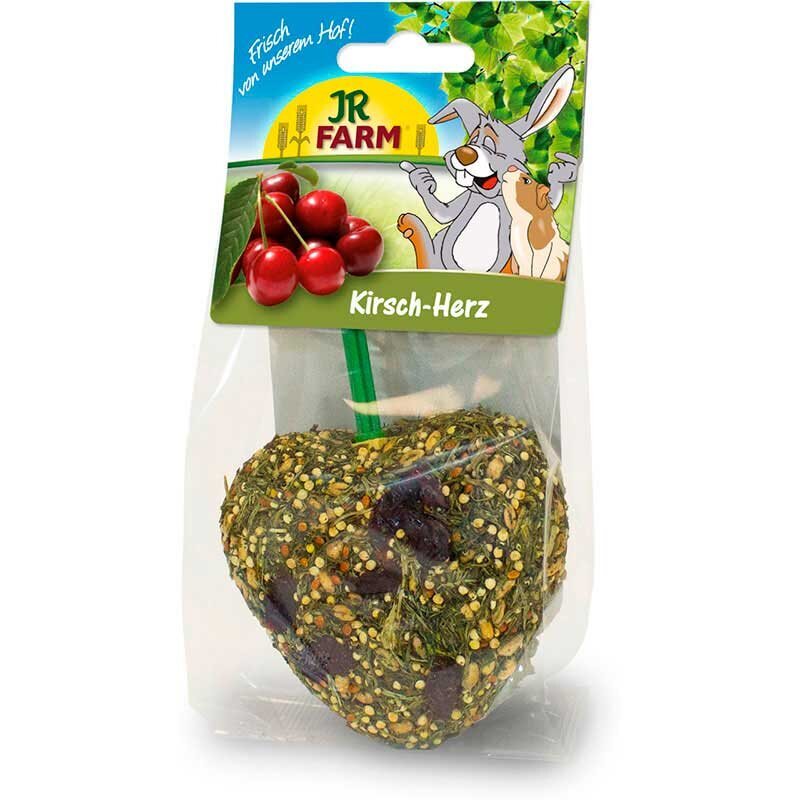 JR Farm (Джиэр Фарм) Cherry Heart - Лакомства с вишней для грызунов (85 г) в E-ZOO