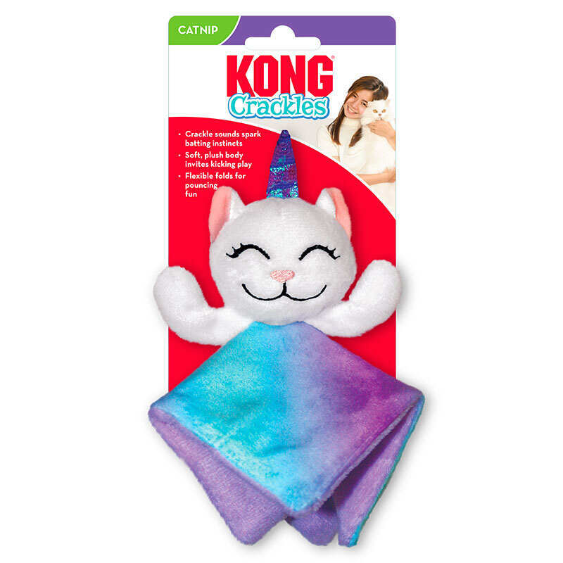 KONG (Конг) Caticorn - Мягкая игрушка с мятой для котов (20х9х2 см) в E-ZOO