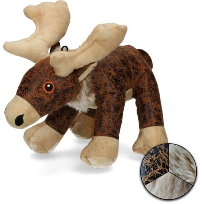 Holland Animal Care (Холанд Енімал Кеа) Elegant Moose - М'яка іграшка Лось для собак із пищалкою всередині (29х23х25 см) в E-ZOO