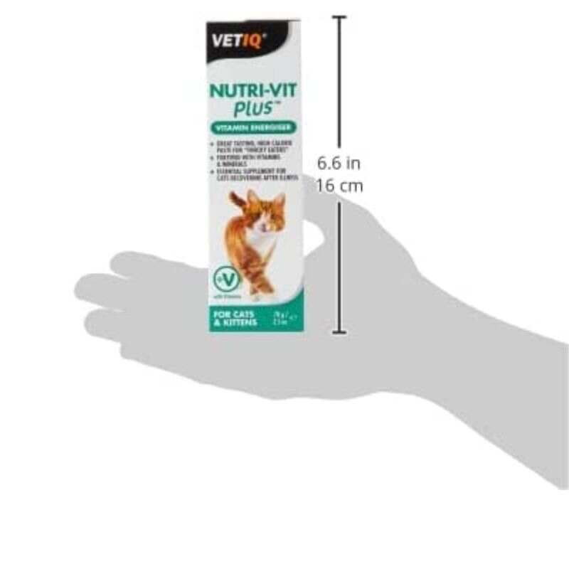 VetIQ Nutri-Vit Plus Cat & Kitten - Вітамінна висококалорійна паста для вередливих котів (70 г) в E-ZOO