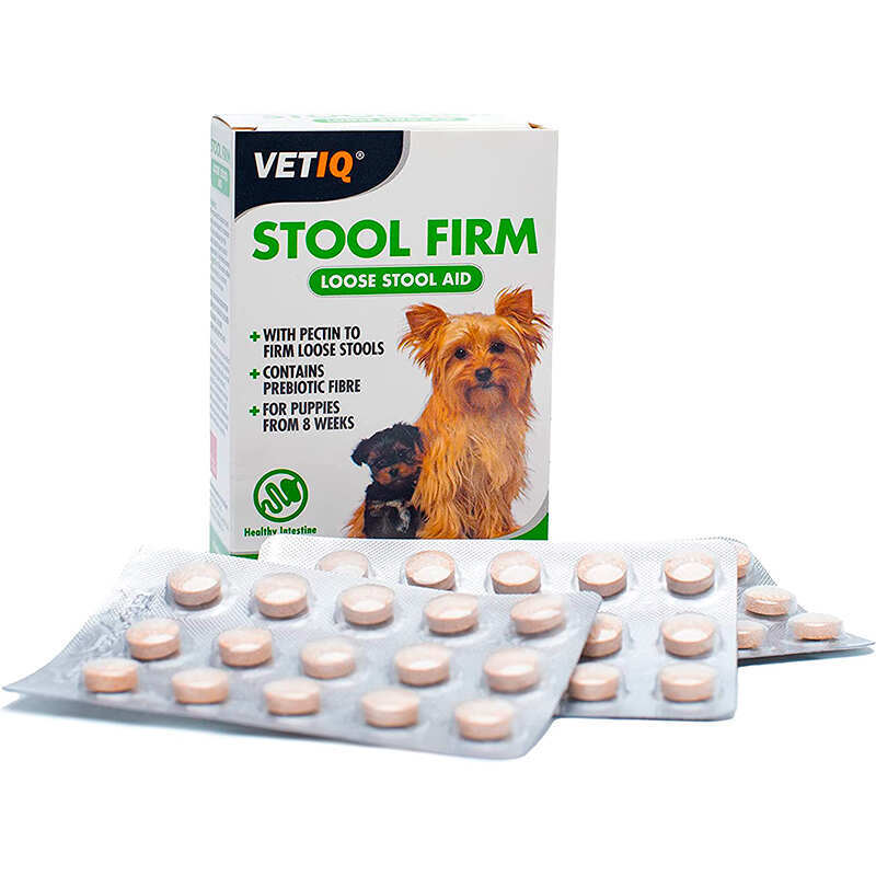 VetIQ Stool Firm Dogs & Puppies - Таблетки для твёрдости стула у собак и щенков (45 шт.) в E-ZOO