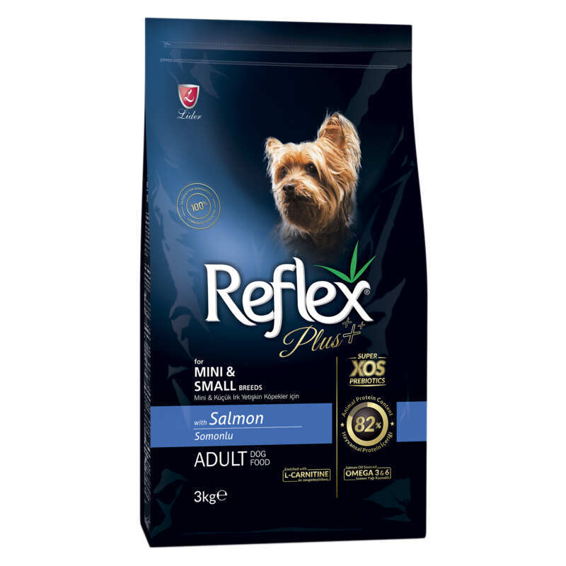 Reflex Plus (Рефлекс Плюс) Adult Dog Mini & Small Breeds Salmon - Сухой корм с лососем для собак малых пород (3 кг) в E-ZOO