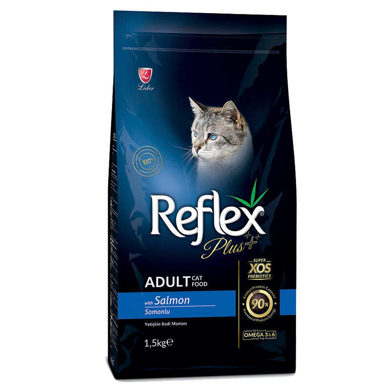 Reflex Plus (Рефлекс Плюс) Adult Cat Salmon – Сухой корм с лососем для взрослых котов (1,5 кг) в E-ZOO