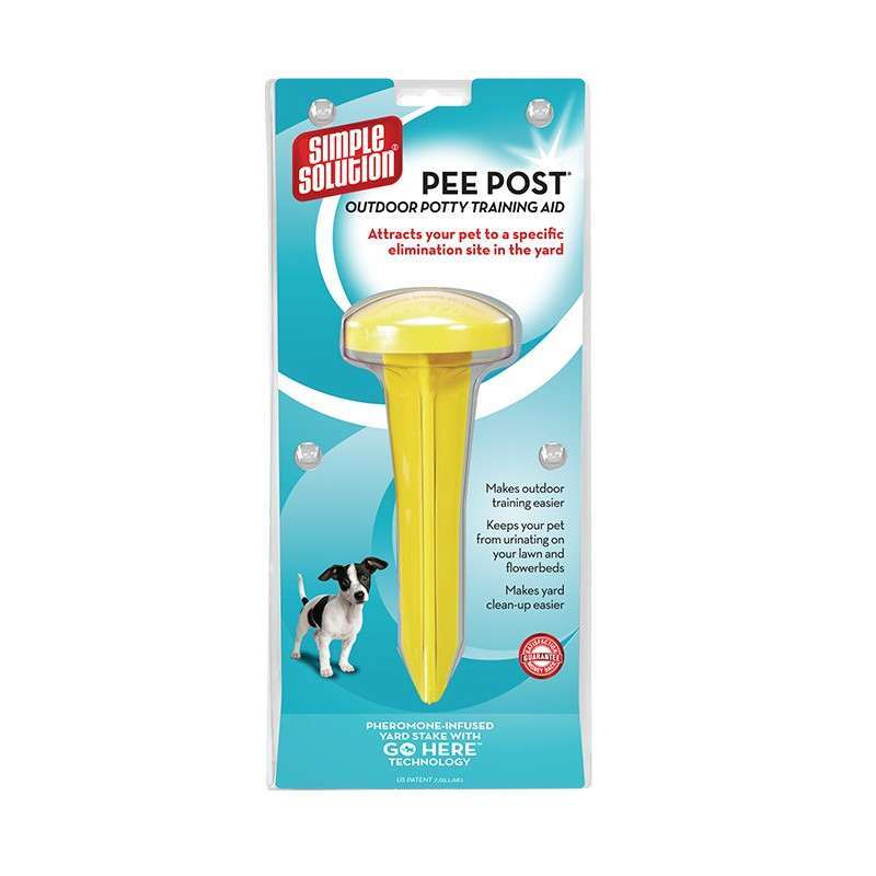 Simple Solution (Симпл Солюшн) Pee Post Pheromone Treated Yard Stake - Колышек с феромонами для приучивания собаки к туалету (1 шт./уп.) в E-ZOO