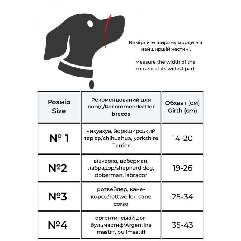 Collar (Коллар) WAUDOG Nylon – Намордник для собак, малюнок "Мілітарі", пластиковий фастекс (19-26 см) в E-ZOO