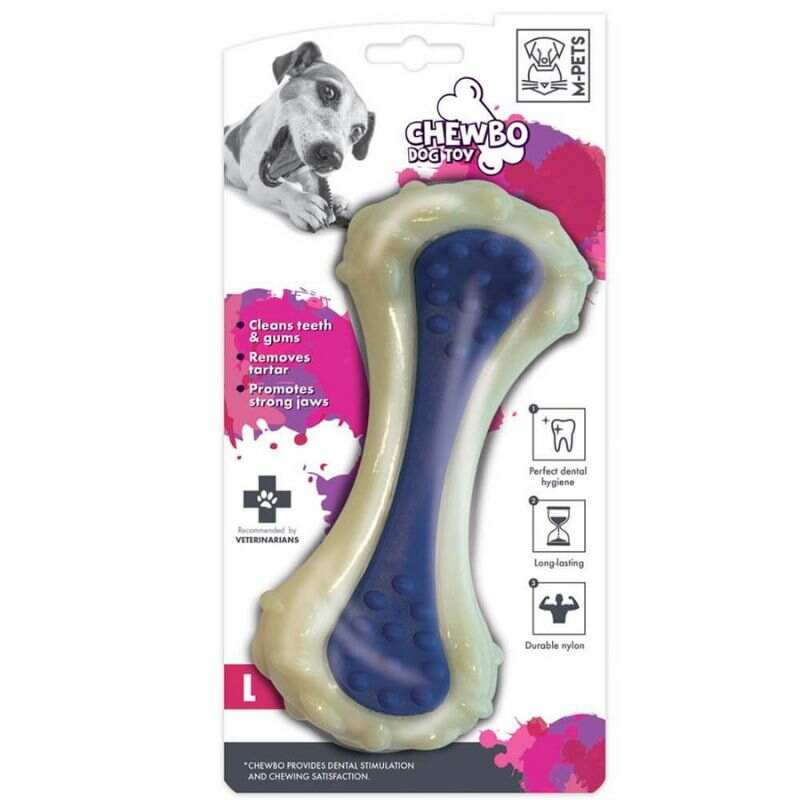 M-Pets (М-Петс) Chewbo Choppy Clean Dental - Игрушка жевательная Чубо Чопи для очистки зубов у собак (20,2x7,1x4 см) в E-ZOO