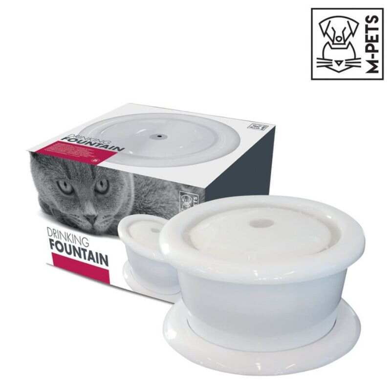 M-Pets (М-Петс) Drinking Fountain - Фонтан-поилка с угольным фильтром для кошек (2 л) в E-ZOO