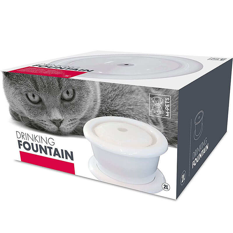 M-Pets (М-Петс) Drinking Fountain - Фонтан-напувалка з вугільним фільтром для котів (2 л) в E-ZOO
