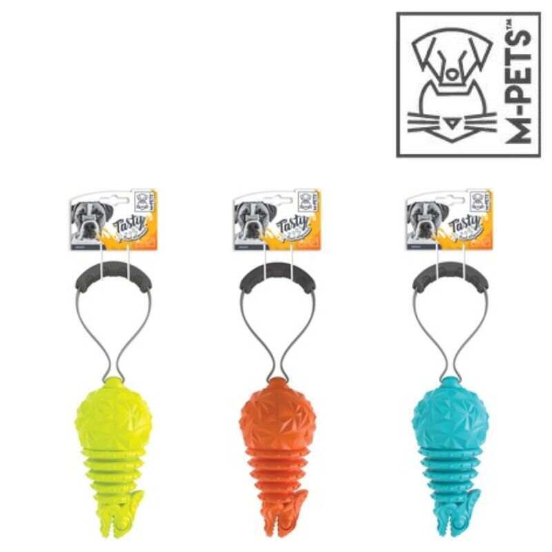 M-Pets (М-Петс) Tasty Drogo Treat Dispenser Dog Toy - Игрушка-диспенсер Дрого для лакомств с пищалкой для собак (18,5х8,5х8,5 см) в E-ZOO
