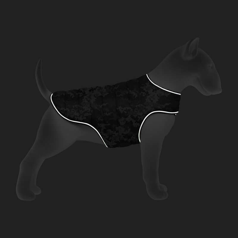 Collar (Коллар) WAUDOG Clothes – Курточка-накидка для собак, малюнок "Мілітарі" (XS (26 cм)) в E-ZOO