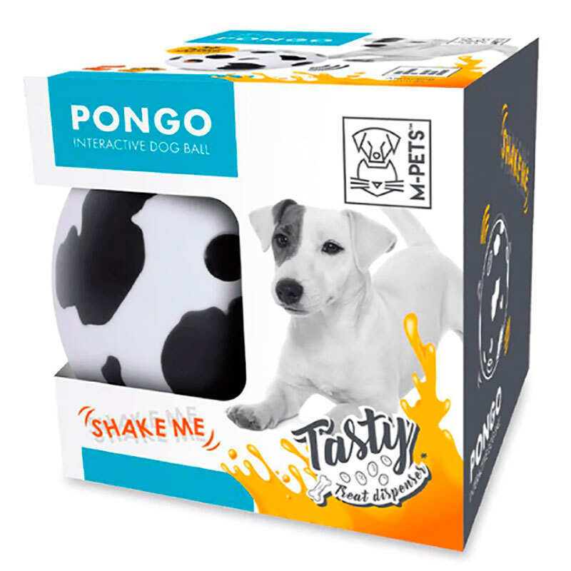 M-Pets (М-Петс) Pongo New Interactive Ball - Мяч интерактивный Понго со звуком и диспенсером для лакомств собак (Ø14 см) в E-ZOO