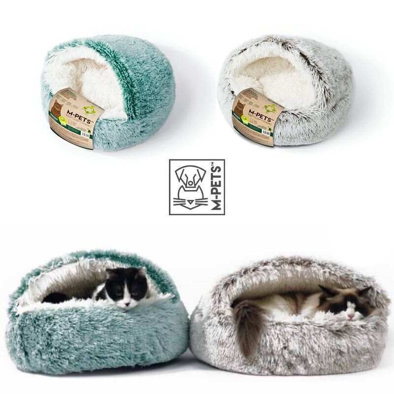 M-Pets (М-Петс) Snugo Eco Bed - Эко-лежак с карманом Снуго для котов и собак малых пород (50х50х30 см) в E-ZOO