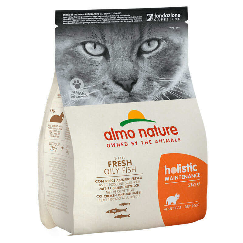 Almo Nature (Альмо Натюр) Holistic Cat Fresh Oily Fish - Сухой корм с ...