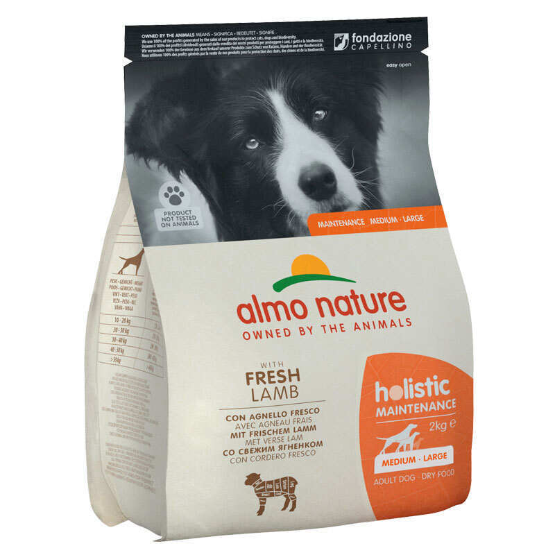 Almo Nature (Альмо Натюр) Holistic Dog Fresh Lamb - Сухий корм з ягням для собак середніх та великих порід (2 кг) в E-ZOO
