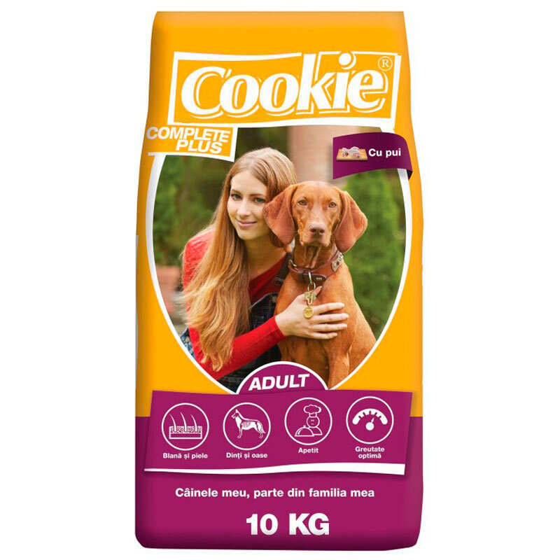 Cookie (Кукі) Complete plus Chicken - Сухий повнораціонний корм з куркою для собак (10 кг) в E-ZOO