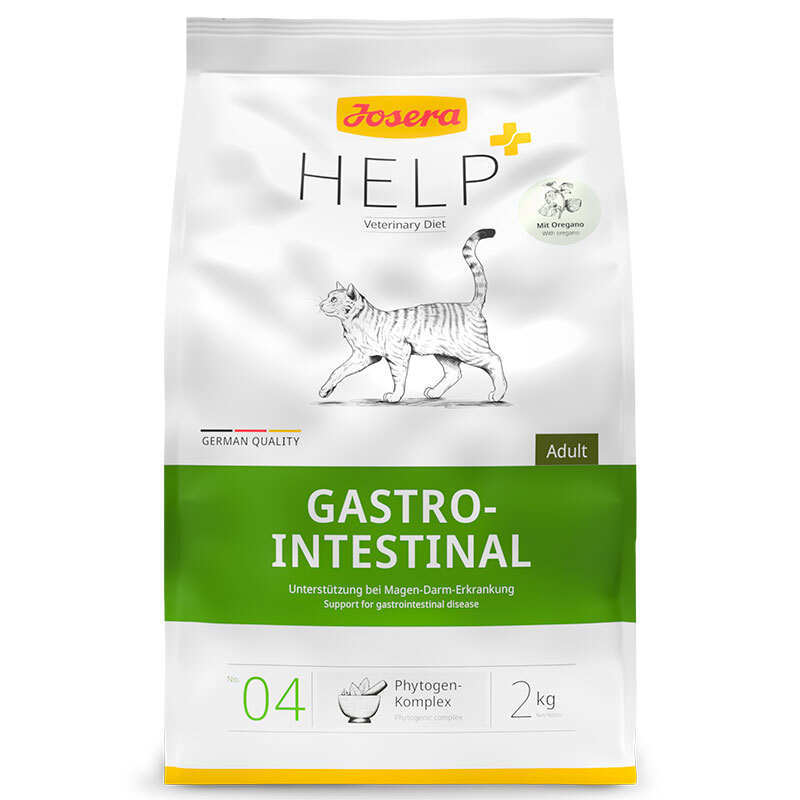 Josera (Йозера) Help Cat GastroIntestinal - Ветеринарная диета с домашней птицей для компенсации недостаточного пищеварения у кошек (2 кг) в E-ZOO