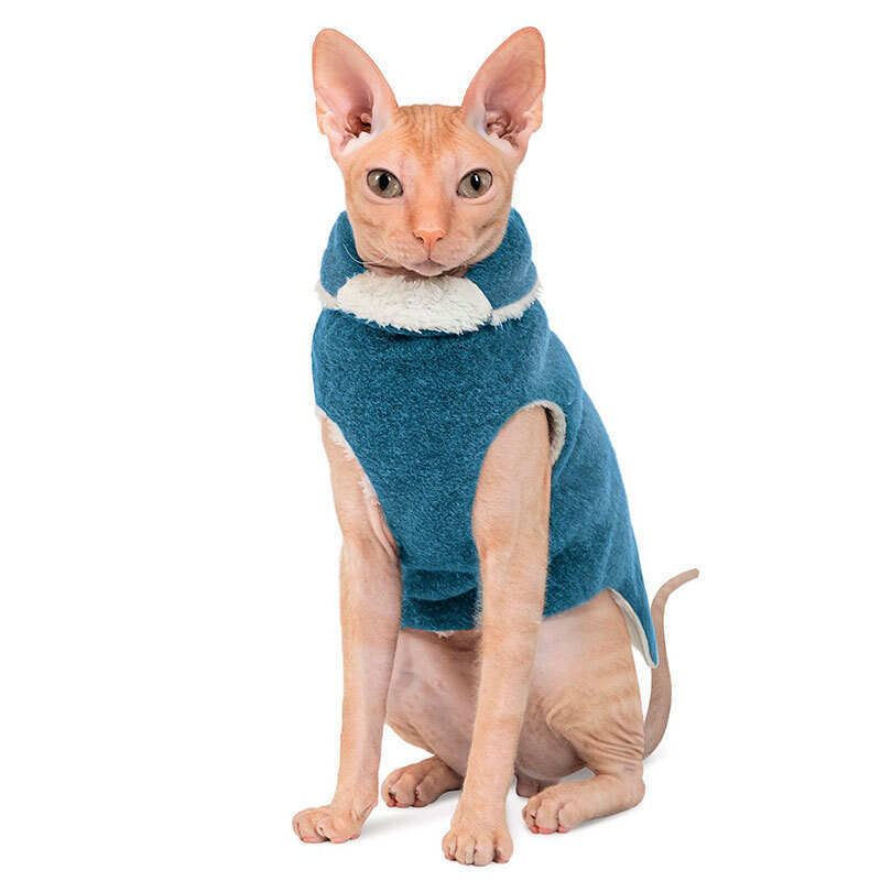Pet Fashion (Пет Фешн) Sweater Cat - Свитер для котов (бирюзовый) (M) в E-ZOO