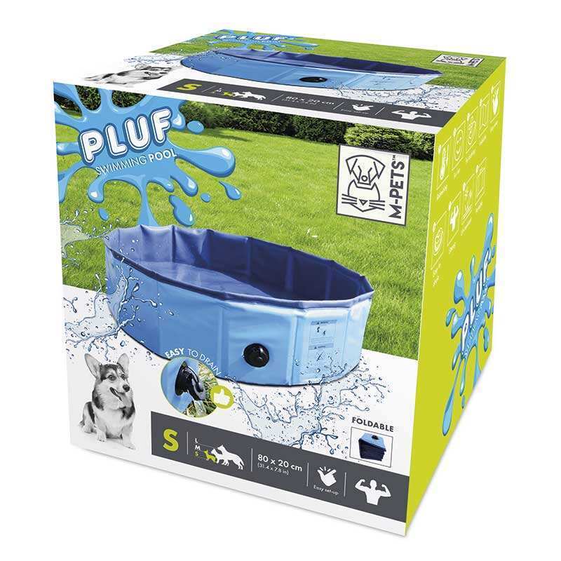 M-Pets (М-Петс) PLUF Swimming Pool - Складной бассейн для собак (М (120х30 см)) в E-ZOO