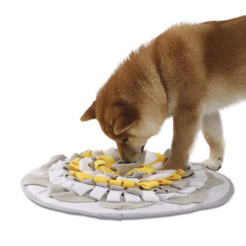 M-Pets (М-Петс) Stratege Snuffle Mat Round - Нюхательный коврик интерактивный Стратегия для собак (круглый) (50x2 см) в E-ZOO