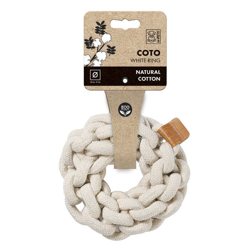 M-Pets (М-Петс) Coto White Ring - Игрушка Вайт Ринг для собак (13 см) в E-ZOO
