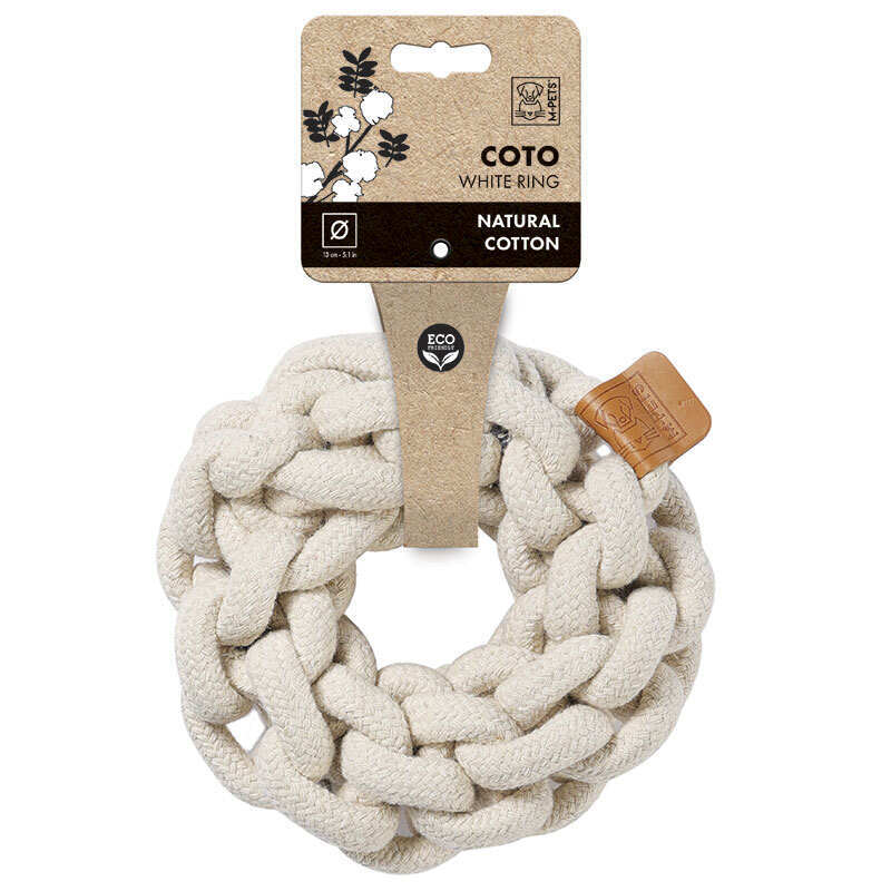 M-Pets (М-Петс) Coto White Ring - Іграшка Вайт Рінг для собак (13 см) в E-ZOO