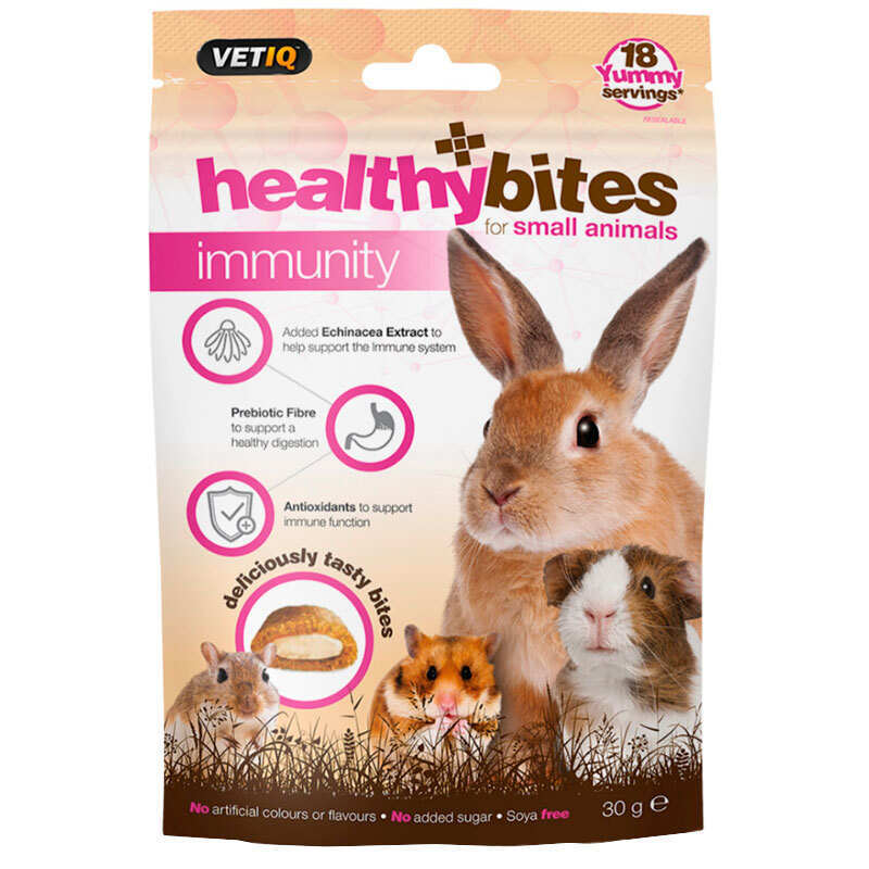VetIQ Healthy Bites Immunity - Ласощі з ехінацеєю для підвищення імунітету гризунів (30 г) в E-ZOO