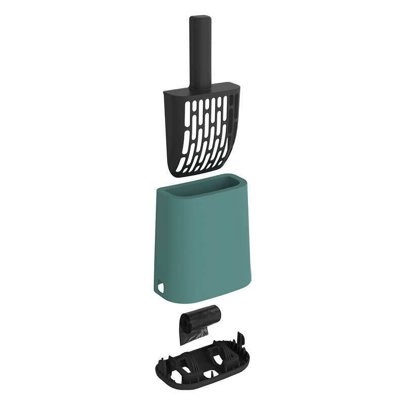 Rotho MyPet (Рото МайПет) Biala - Совок на підставці для котячого туалету Toilet Biala ECO (29х16,2х9,1 см) в E-ZOO