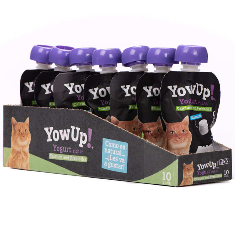 YowUp! (ЙоуАп!) Yogurt Prebiotics Natural - Йогурт с пребиотиком для котов (3 х 85 г) в E-ZOO