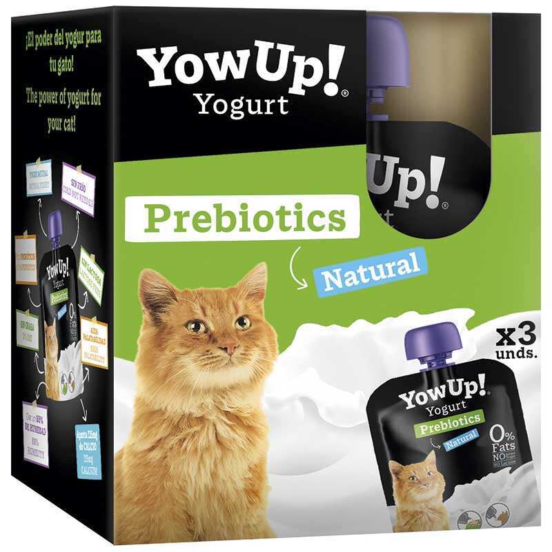 YowUp! (ЙоуАп!) Yogurt Prebiotics Natural - Йогурт с пребиотиком для котов (3 х 85 г Sale1!) в E-ZOO
