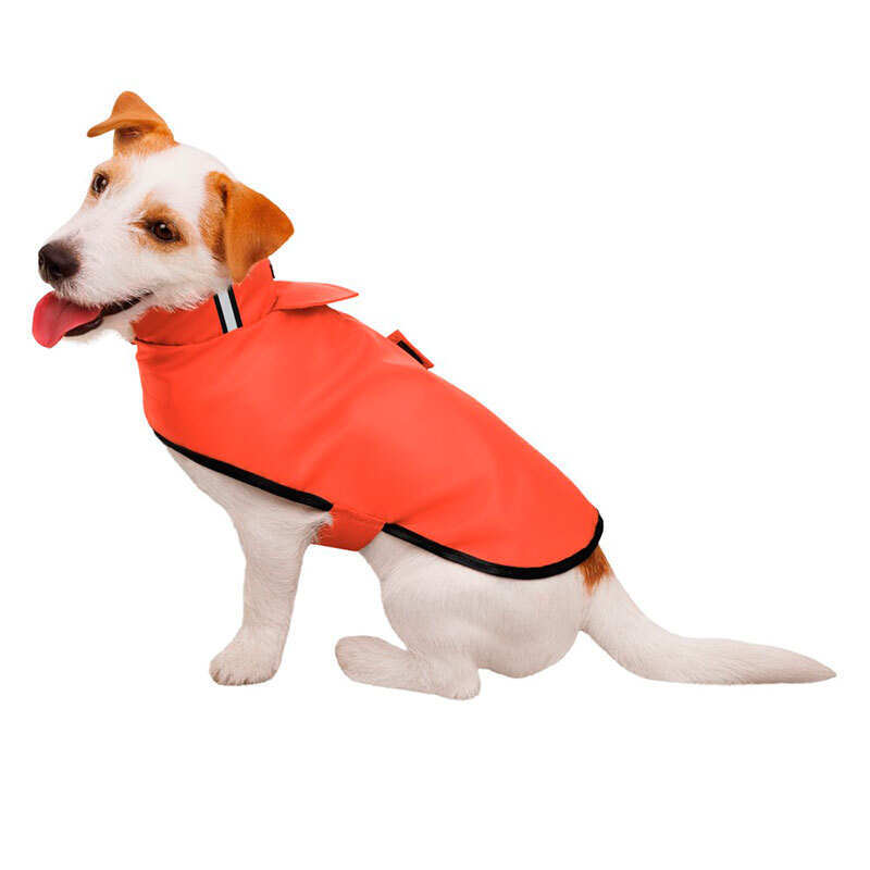 Bronzedog (Бронздог) Textile - Дощовик для собак (помаранчевий) (XXS (23 см)) в E-ZOO