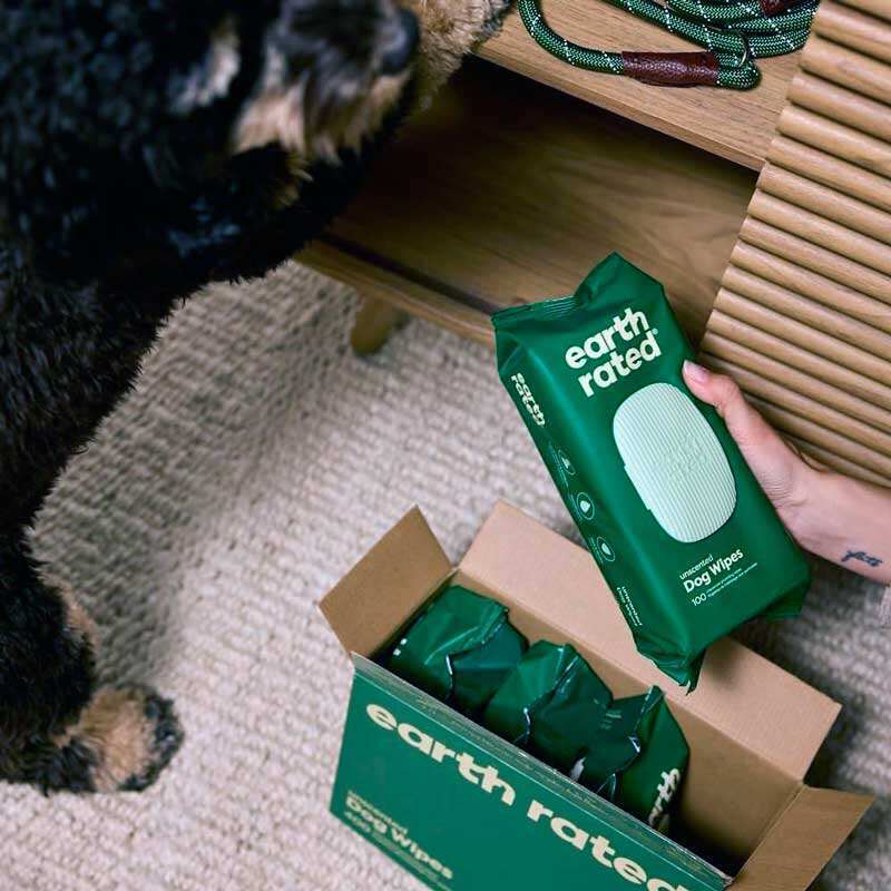 Earth Rated (Эс Рейтид) Dog Wipes - Влажные салфетки универсальные без аромата для ухода за собакой (100 шт.) в E-ZOO