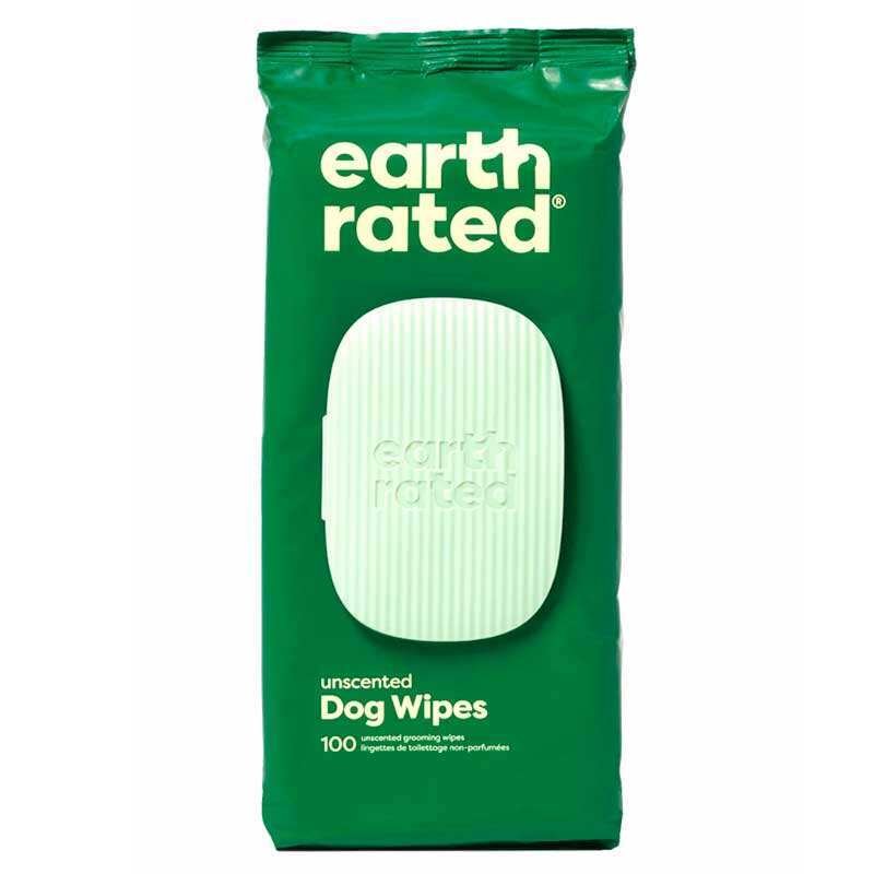 Earth Rated (Эс Рейтид) Dog Wipes - Влажные салфетки универсальные без аромата для ухода за собакой (100 шт.) в E-ZOO