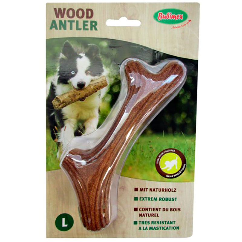 Bubimex (Бубимекс) Wood Antler - Игрушка деревяный рог для собак (S) в E-ZOO