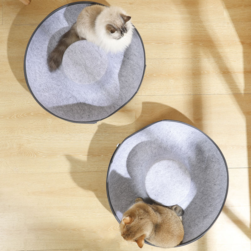 M-Pets (М-Петс) Donut Tunnel - Лежак Пончик для котов и маленьких собак (51х51х20 см) в E-ZOO