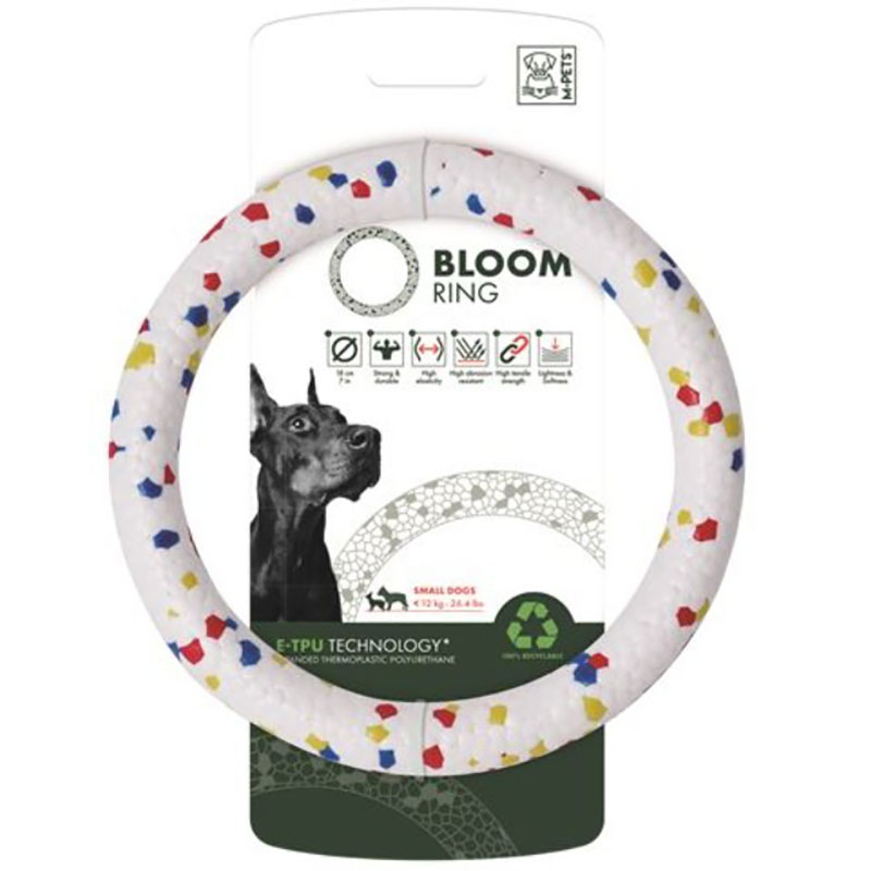 M-Pets (М-Петс) Bloom - Игрушка-кольцо для собак (18 см) в E-ZOO